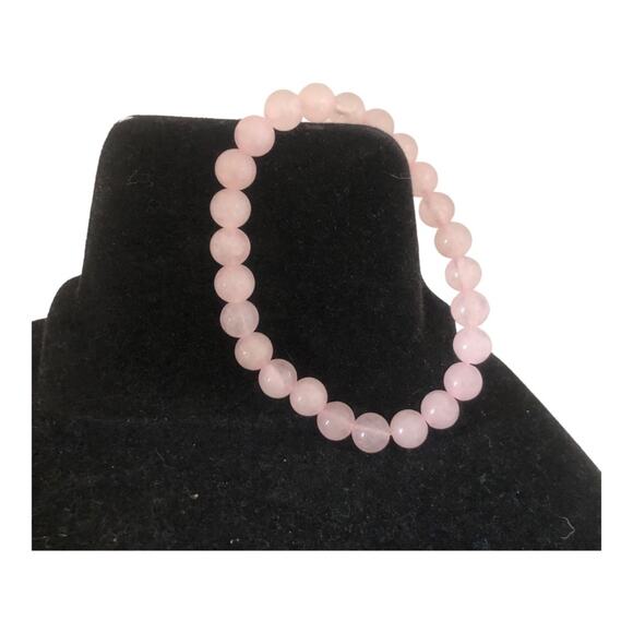 Handmade Three NIP Natural Stone Beaded Stretch Stackable Wrist Bracelets - Picture 4 of 8